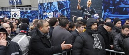 Suporterii lui PSG si-au petrecut noaptea in fata caselor de bilete